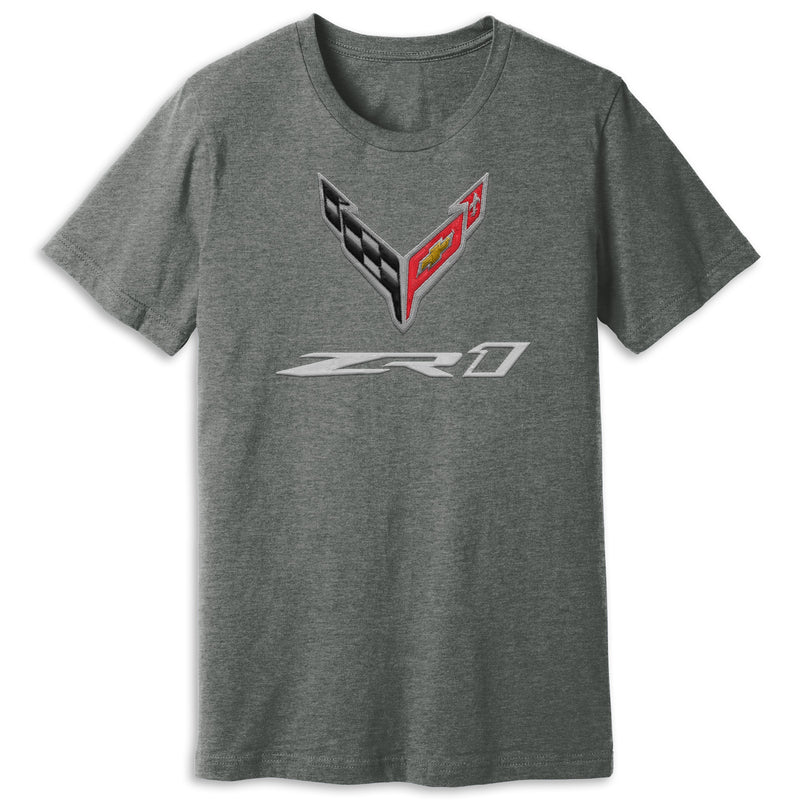 ZR1 Salute Tee | Deep Heather - Front