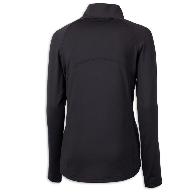 Corvette Ladies Fleece | Black/Red - Back