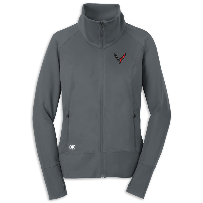 C8 Ladies OGIO® Full-Zip Fleece | Gear Gray