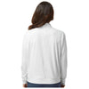 Adidas Quarter-Zip Pullover | White - On Figure Back