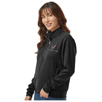 Adidas Quarter-Zip Pullover | Black - On Figure 3/4 View