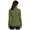 The North Face Skyline Fleece Jacket | Green Heather - On Figure Back