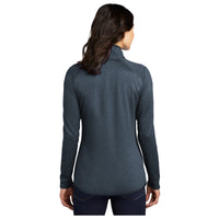 The North Face Skyline Fleece Jacket | Navy Heather - On Figure Back