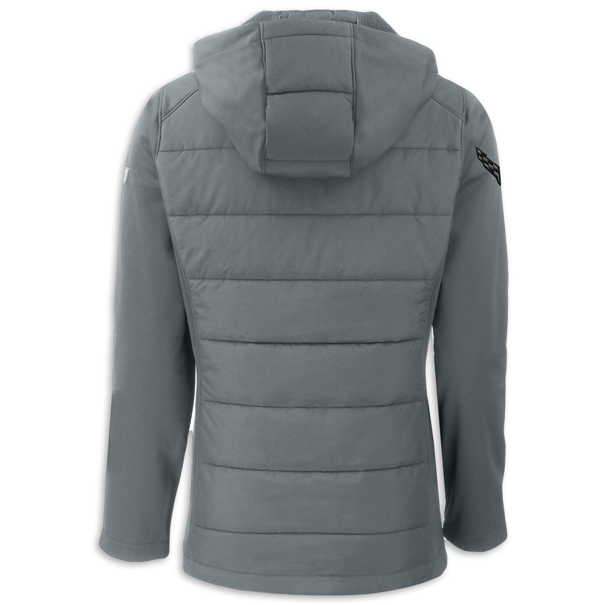 C8 Ladies Evoke Softshell Jacket | Elemental Gray - Back