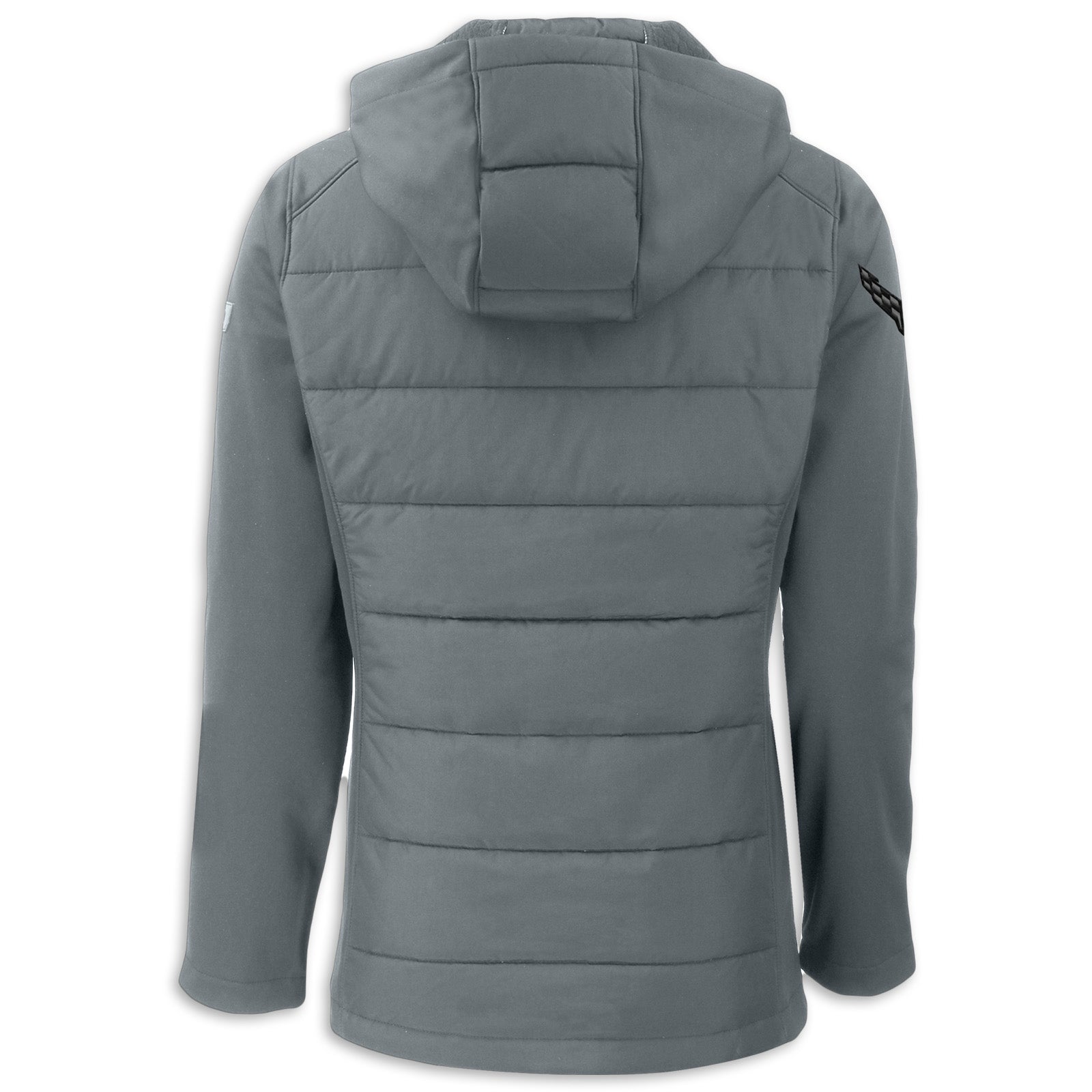 C8 Ladies Evoke Softshell Jacket | Elemental Gray - Back