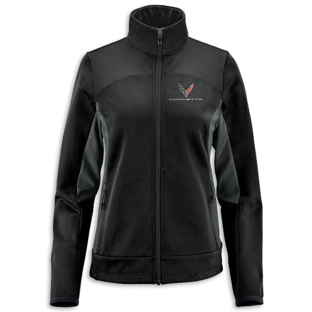 Knit Jacket | Black/Graphite - Front