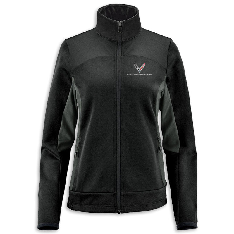 Knit Jacket | Black/Graphite - Front