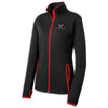 Contrast Full-Zip Jacket | Black/Red