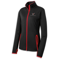 Contrast Full-Zip Jacket | Black/Red