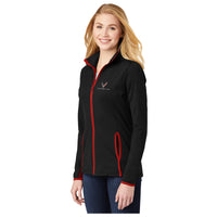 Contrast Full-Zip Jacket | Black/Red