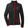 Contrast Full-Zip Jacket | Black/Red