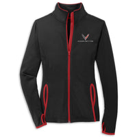 Contrast Full-Zip Jacket | Black/Red
