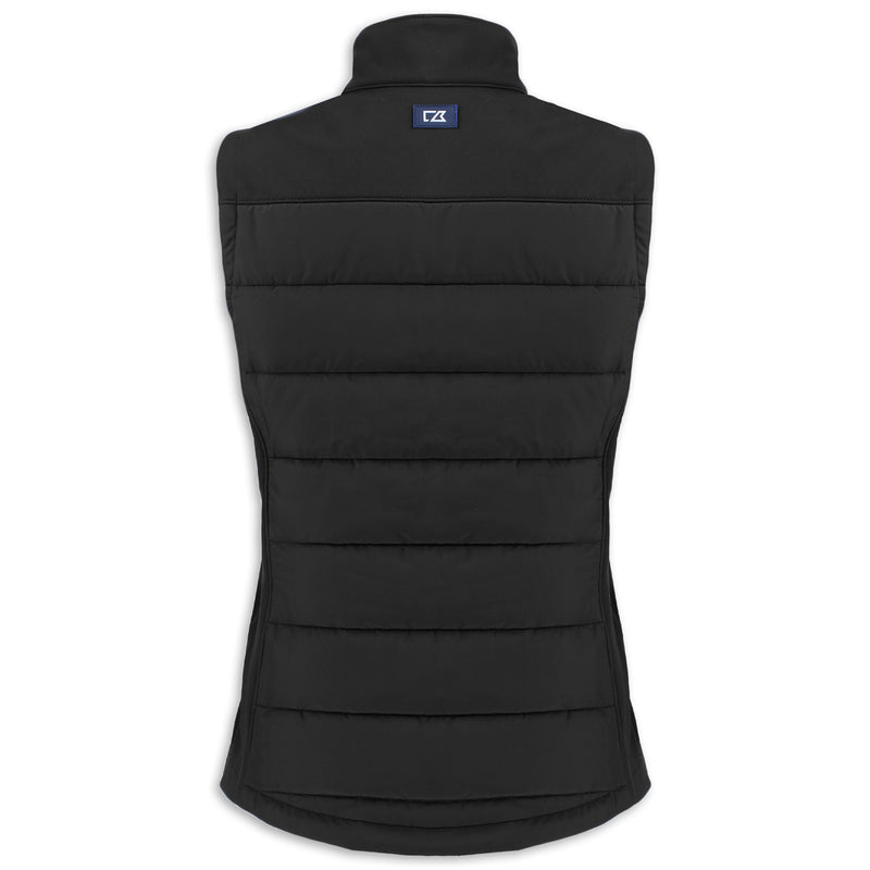 Back - C8 Ladies Soft Shell Vest | Black