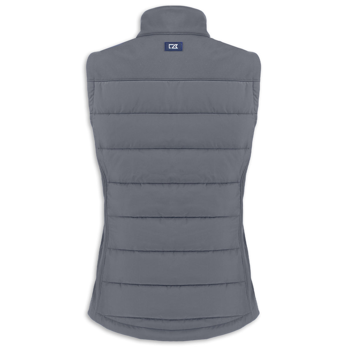 Back - C8 Ladies Soft Shell Vest | Gray