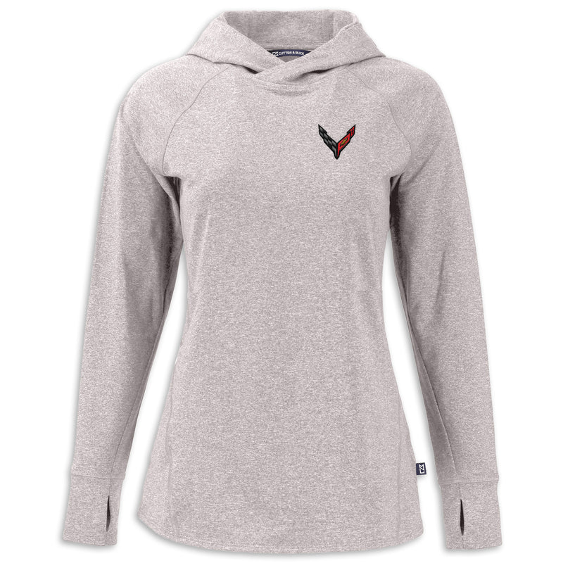 C8 Ladies Hooded Pullover | Polished Heather