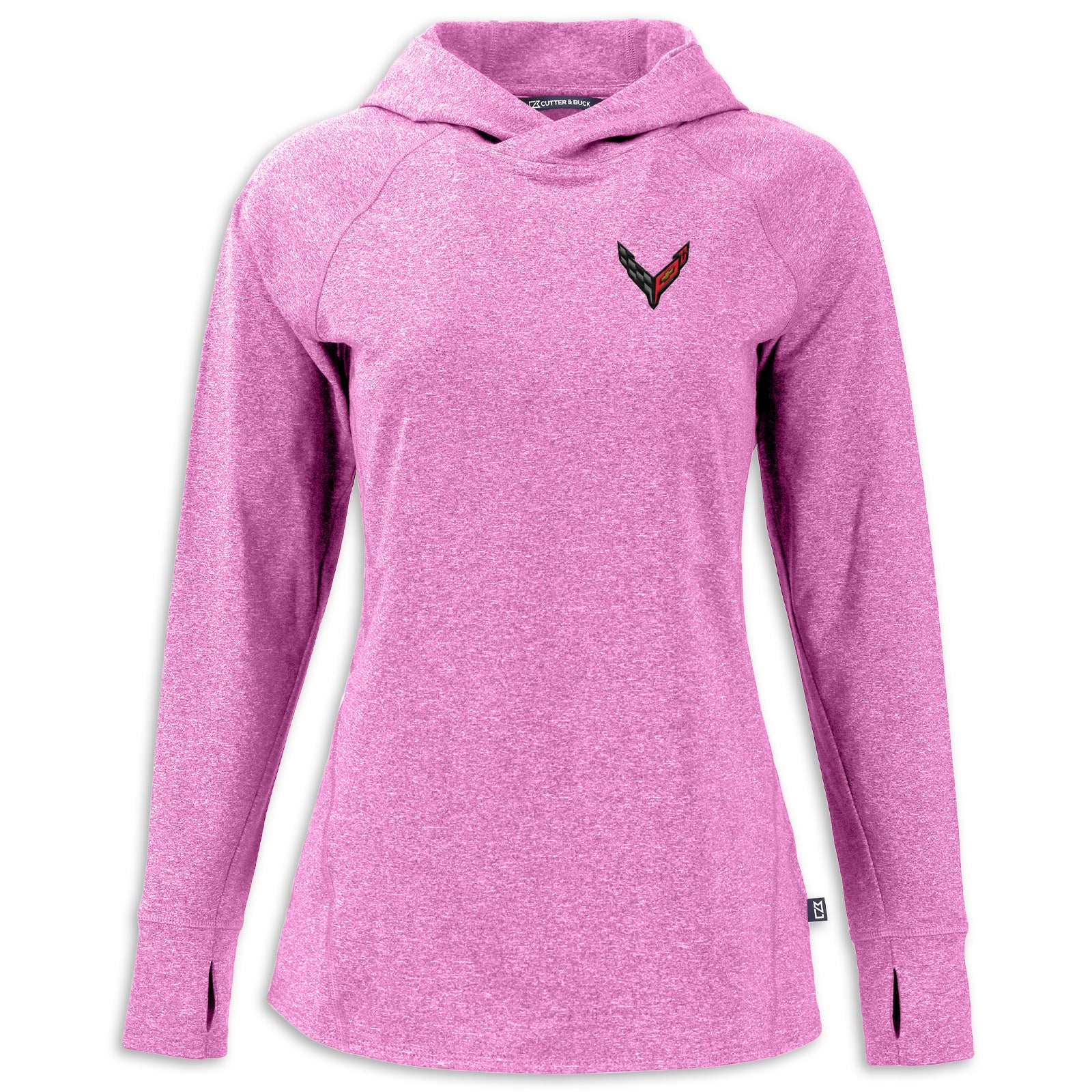 C8 Ladies Hooded Pullover | Gelato Heather