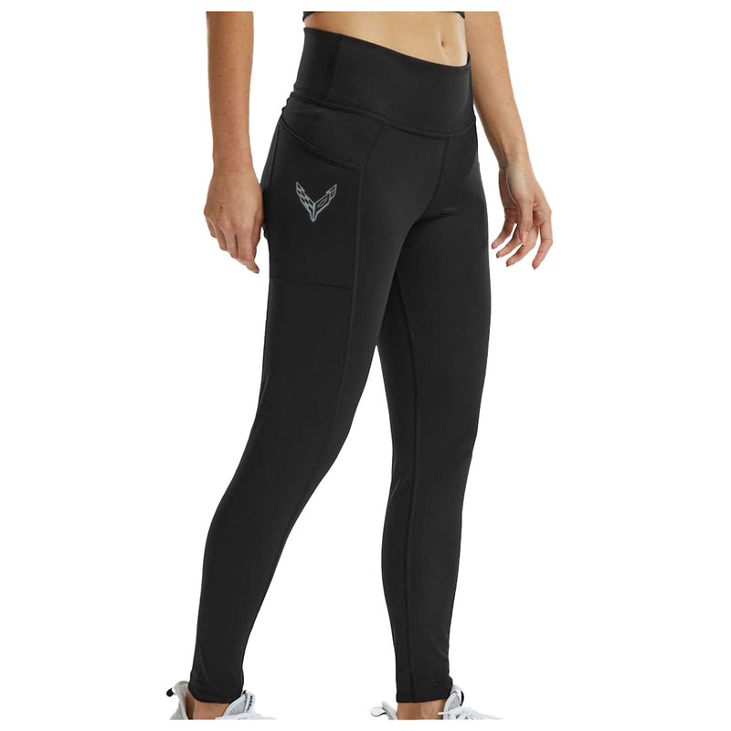 Adidas Pocket Leggings - On Figure Right