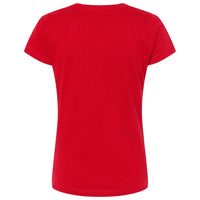 Corvette Fine Jersey Tee | Red - Back