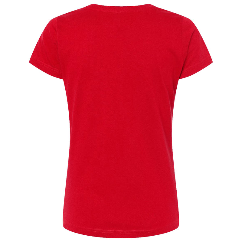 Corvette Fine Jersey Tee | Red - Back