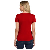 Corvette Fine Jersey Tee | Red - On Figure Back