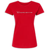 Corvette Fine Jersey Tee | Red - Front