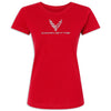 Corvette Signature Style Tee | Red - Front