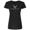 Corvette Signature Style Tee | Black - Front