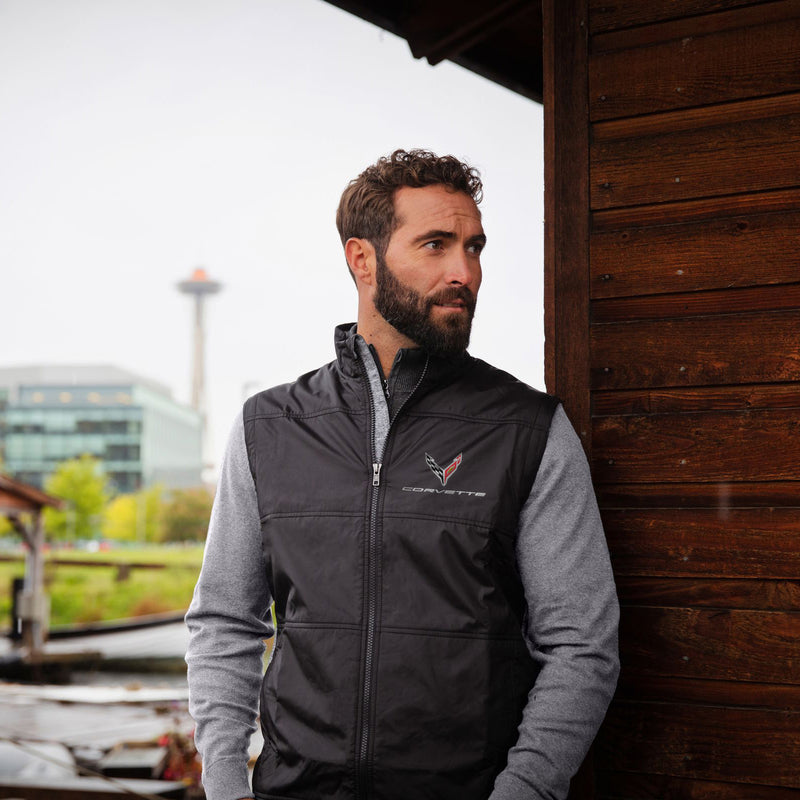 Cutter & Buck Quilted Full-Zip - On Figure