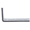 C8 Corvette Mid-Engine License Plate Frame - White