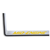 C8 Corvette Mid-Engine License Plate Frame - Yellow