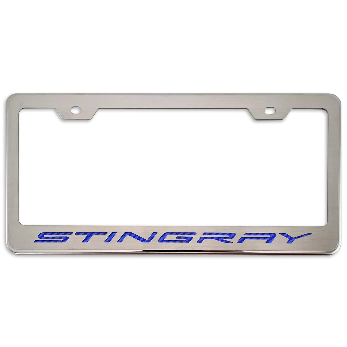 C8 Corvette Stingray License Plate Frame - Blue