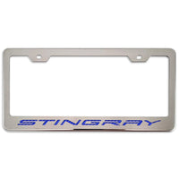 C8 Corvette Stingray License Plate Frame - Blue