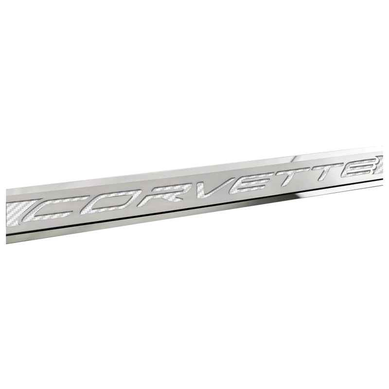 C8 Corvette Door Prop - White Carbon Fiber