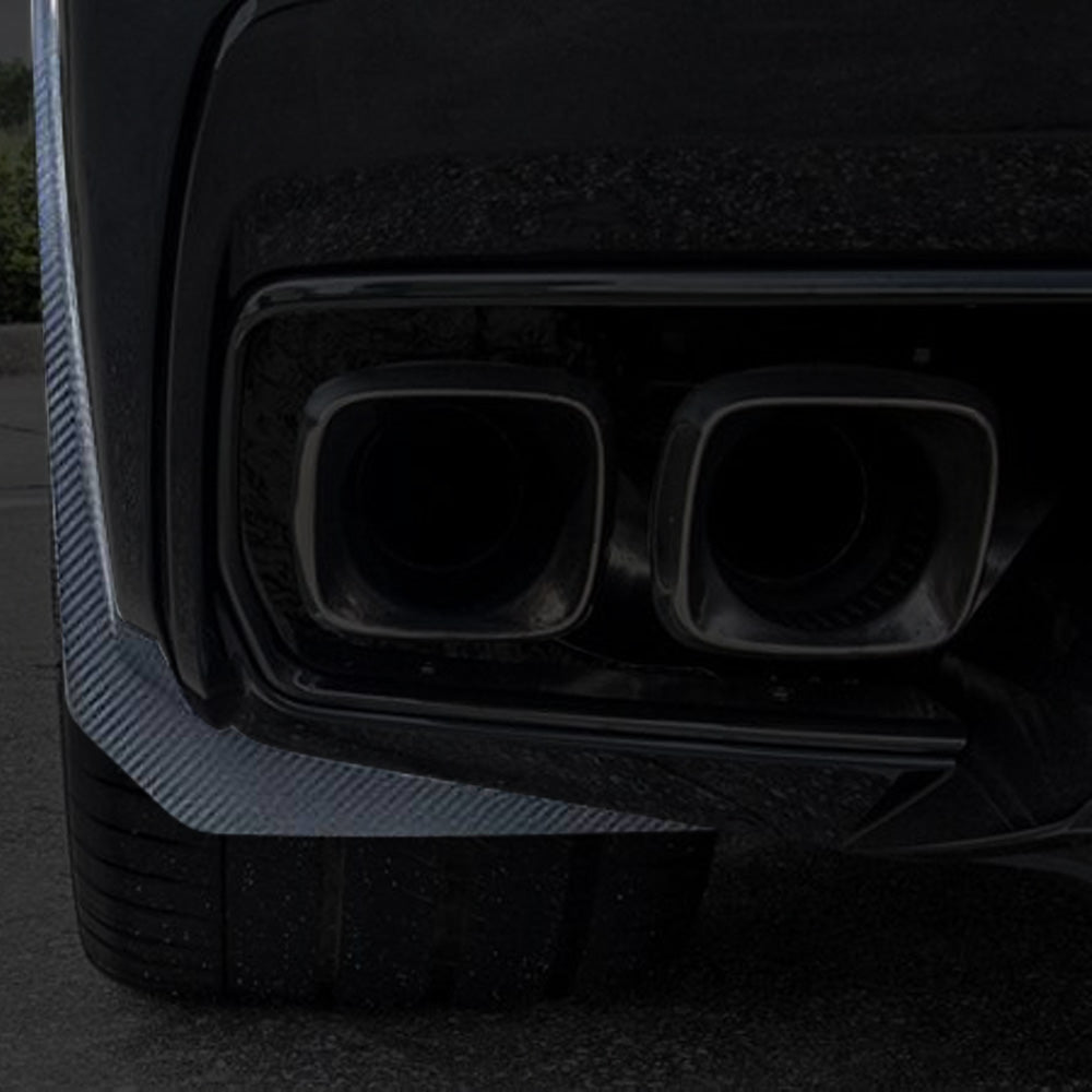 Driver Side - C8 Corvette - Rear Mud Guards 2pc Kit | Polished Finish