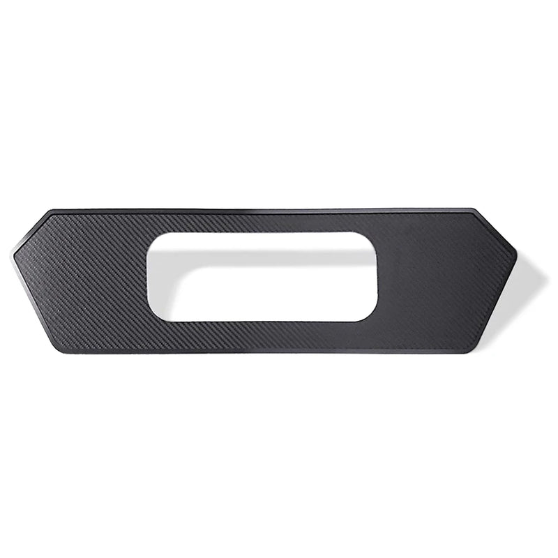 C8 Corvette - Rear Trim Plate | Black Brushed Trim