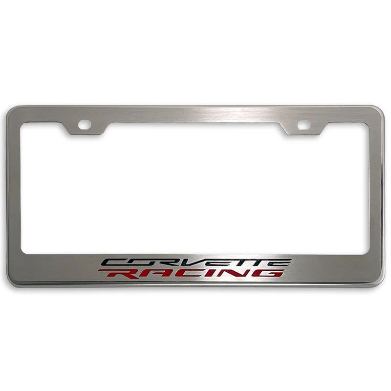 C8 Corvette Racing License Plate Frame