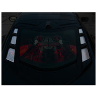 C8 Corvette - 6pc Perforated Rear Hood Vent Inserts Kit