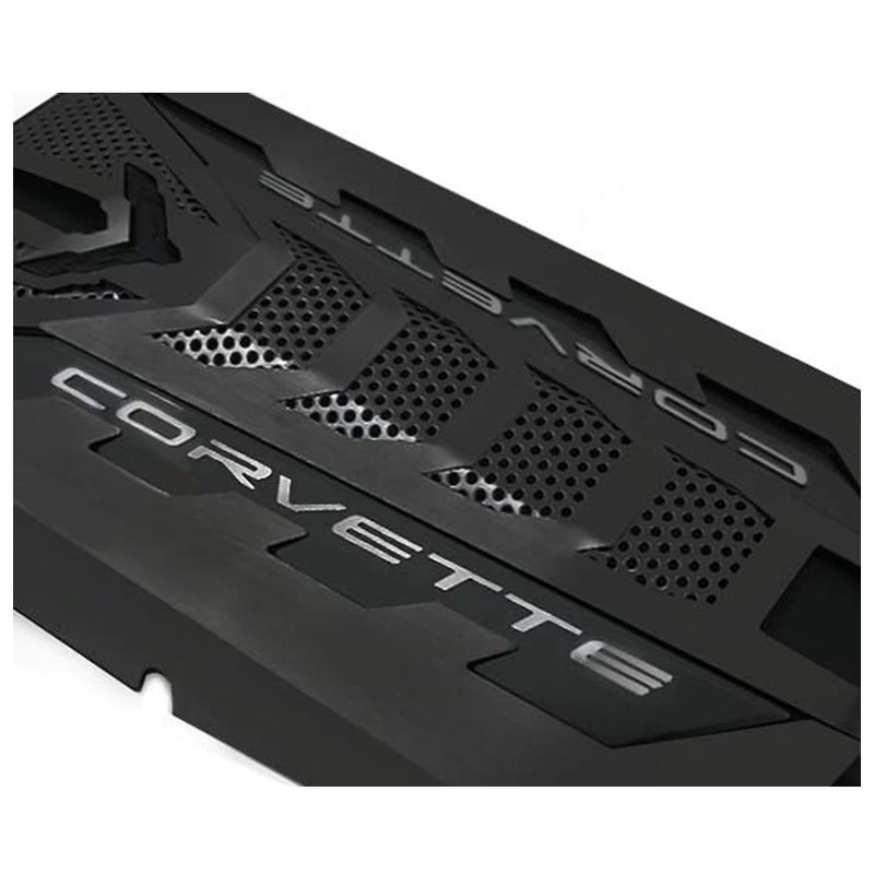 C8 "Corvette" Lettering 2pc Engine Shroud Kit | Polished Finish