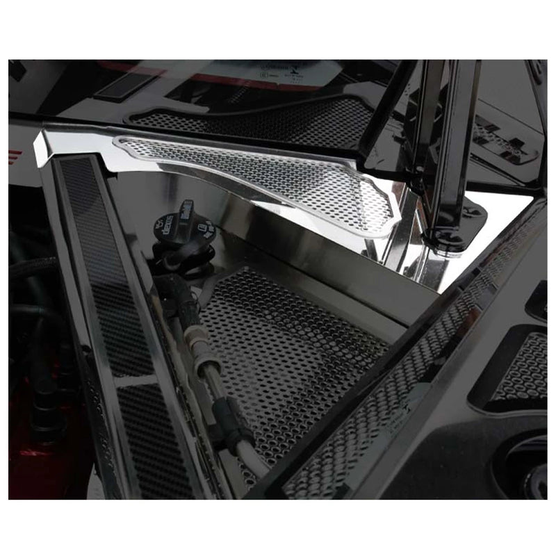 C8 Corvette - Rear Cowl Covers | Perforated Inserts - Driver Side