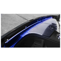 BLUE LED - C8 Illuminated Fender Cap Covers - 2pc Kit