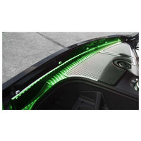 Green LED - C8 Illuminated Fender Cap Covers - 2pc Kit
