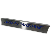 Blue Carbon Fiber - C8 “Mid-Engine” Lower Rear Window Accent