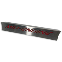 Red Carbon Fiber - C8 “Mid-Engine” Lower Rear Window Accent