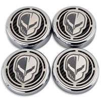 Black - JAKE Carbon Fiber Cap Cover 4pc Kit