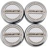 White - C8 Corvette Carbon Fiber Cap Cover 4pc Kit