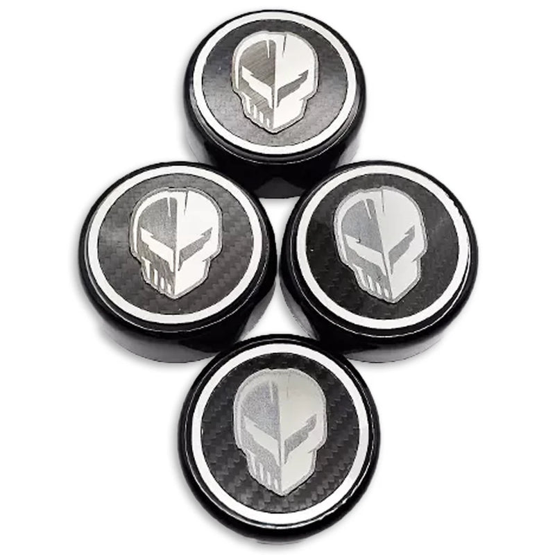 JAKE Real Carbon Fiber Cap Cover 4pc Set