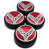 C8 Carbon Fiber Cap Covers | 4pc Set