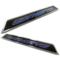 Blue - C8 "Corvette" Replacement Carbon Fiber Door Sills