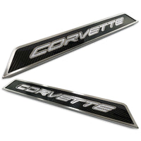 White - C8 "Corvette" Replacement Carbon Fiber Door Sills