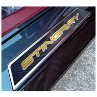 Yellow - C8 "Stingray" Carbon Fiber Replacement Door Sills